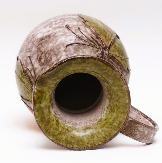 Image 1 of 2 vazen + 2 wandborden - Ruscha 