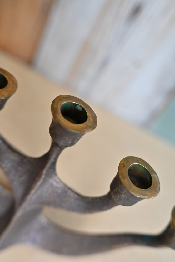 Image 1 of Horst Dalbeck - Brutalist candlesticks - 1960s - Guild of Crafts