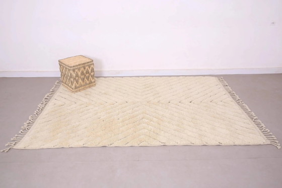 Marokkanischer handgewebter Wollteppich, 250x150 cm, traditioneller Stil. – Teppiche & Läufer, Wool (photo 3 of 11)