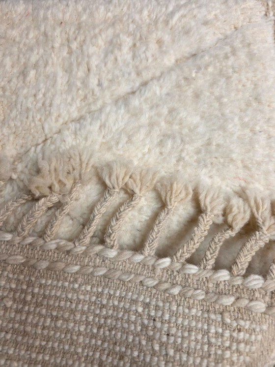 Image 1 of Small Cream Beni Ourain Moroccan rug 152 x 109 cm
