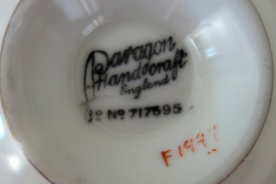 Image 1 of Juego de té Art Déco Paragon, fabricado en Inglaterra en la década de 1930.