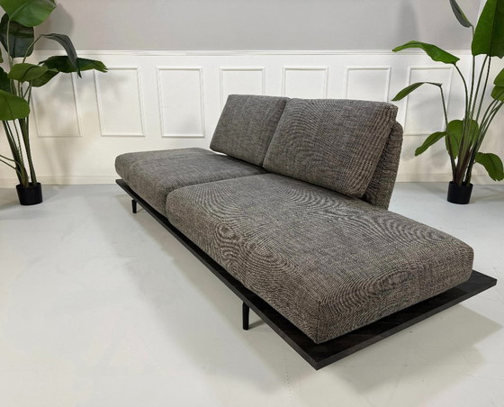 Image 1 of Rolf Benz Aura Tissu Gris Canapé design Fonction relax