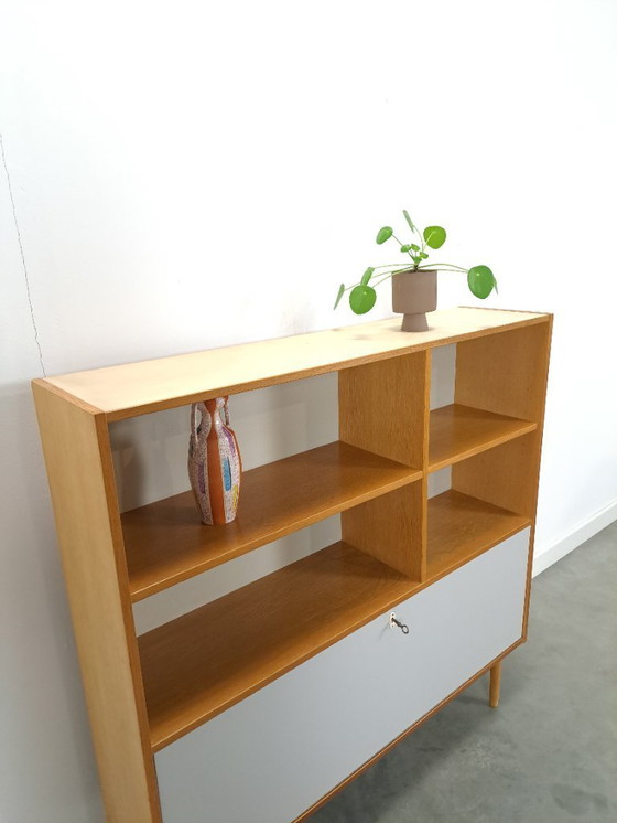 Image 1 of Danish Domino Mobler cabinet with flap door