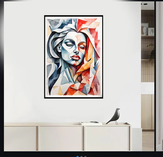 Image 1 of GONGAS - Fire and Water - Framed artist's lithograph