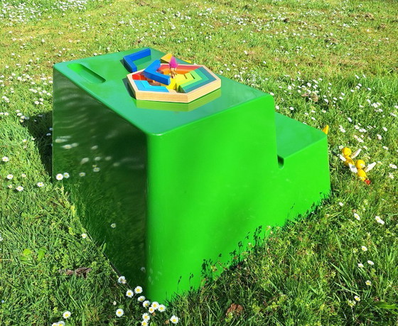 Image 1 of Scrivania/panca per bambini Ozoo, design francese, stile Space Age anni '70, minimalista