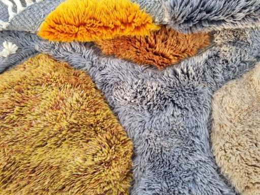 Tapis berbères multicolores en laine 300cmx150cm