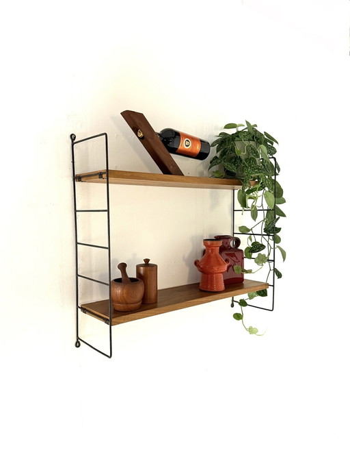 Appendiabiti da parete vintage in teak, WHB Germania anni '60