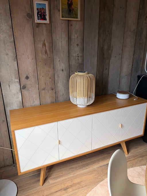 Magnificent Scandinavian-inspired low sideboard, Brigitte model, produced by the renowned design brand (photo 2 of 5)