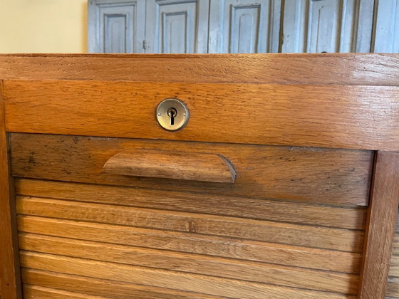 Image 1 of Rolluikkast Archiefkast Muziekkast Vintage Frans