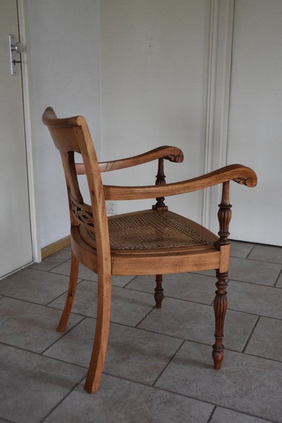Anglo-Indian Rattan Chair in Regency Style – Dining chairs, Wicker (photo 4 of 7)
