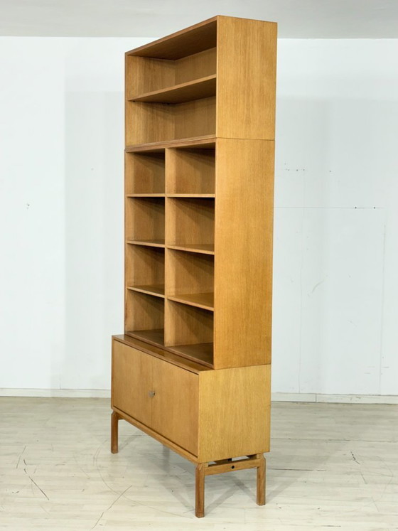 Image 1 of Vintage classic: IKEA MTP shelf / highboard / sideboard – oak – design Marianne Richter