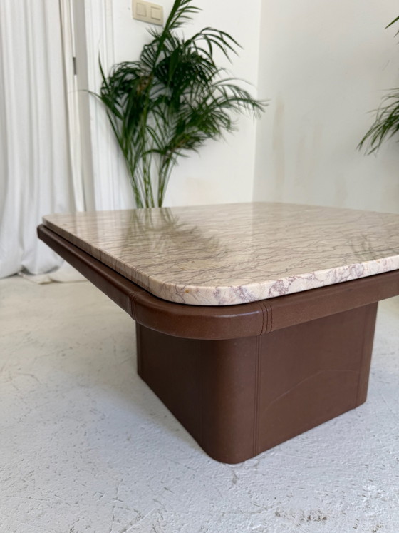 Table basse De Sede, Tables basses, Cuir, Marbre, Beige (photo 9 sur 9)