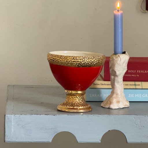 Mid - Century bonbonnière of Porcellane Canova - handmade in Italy