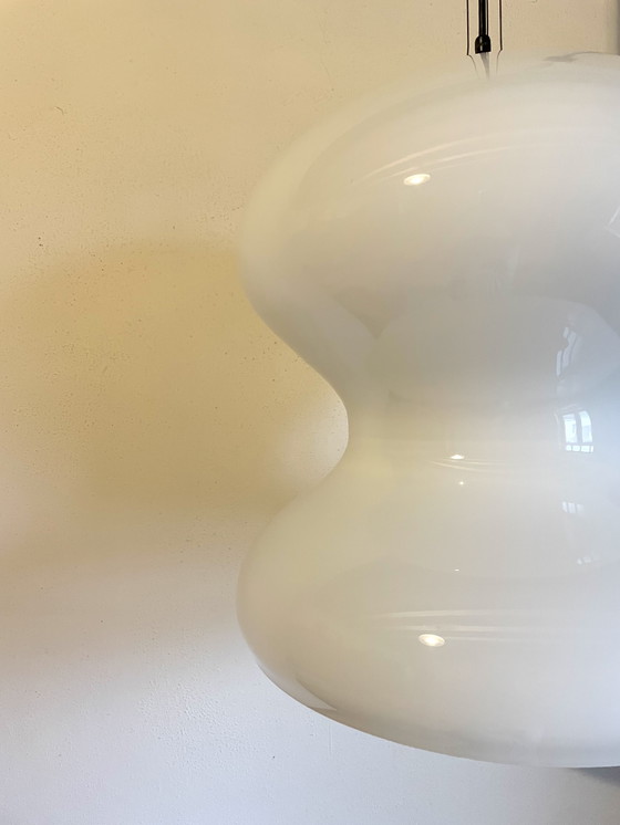 Image 1 of Lampada a sospensione XL Vintage Space Aga Opaline Design