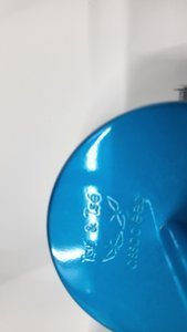 Image 1 of Tsé Tsé Aluminium Wandleuchten Blau, Frankreich (Satz von 2)