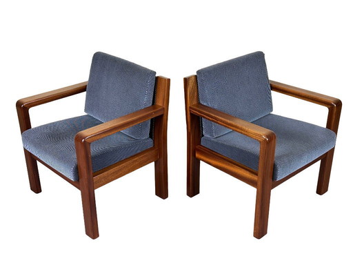 2x poltrone in teak anni '60 e '70, poltrona danese, design moderno anni '70