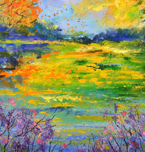 Image 1 of Colourful pond
