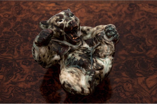 Bear figure, designed by Knud Khyn, Royal Copenhagen