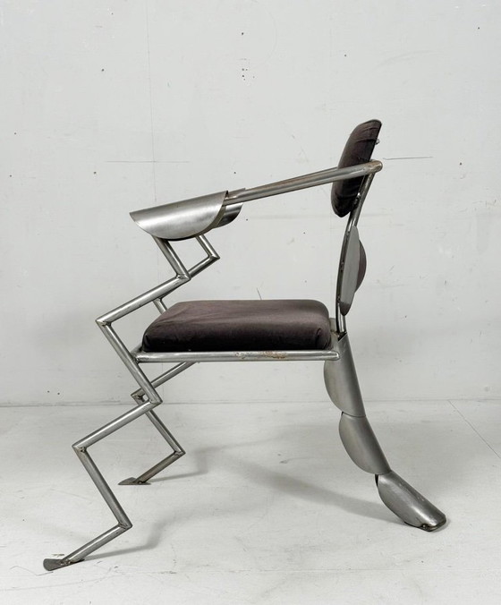 Image 1 of Sedia/poltrona in stile Memphis Milano, Germania, anni '80, edizione limitata