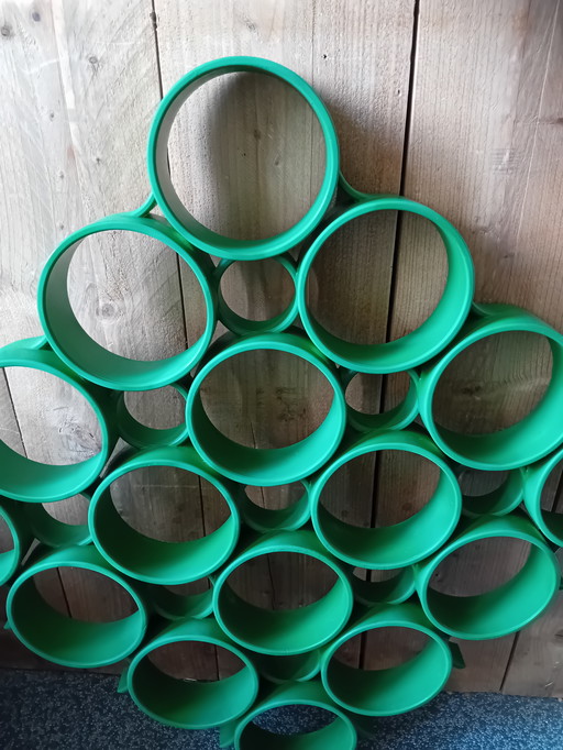 Wall Panel Wall Decoration Space Age Green Years 70s