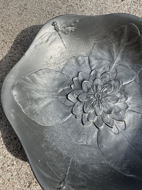 Art Nouveau Pewter Bowl Kayserzinn – Decorative Objects, Metal (photo 5 of 11)