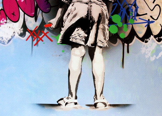 Image 1 of Alessio B – „Künstlerexemplar“ – Einzigartiger Giclée-Druck – Zeitgenössische Straßenkunst – 45 x 32 cm