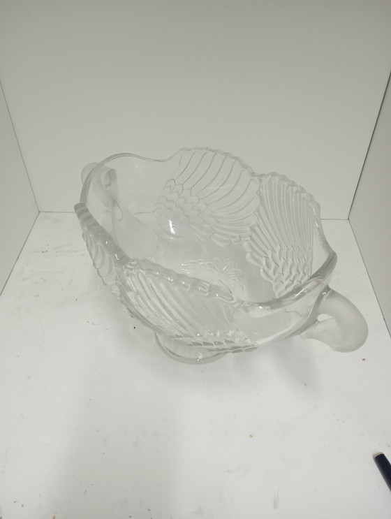 Image 1 of Frutero de cristal art déco Walther & sons