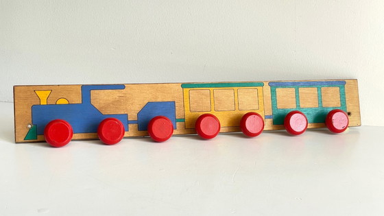 Image 1 of MANEGGIO IN LEGNO PER BAMBINI Anni '50-'60