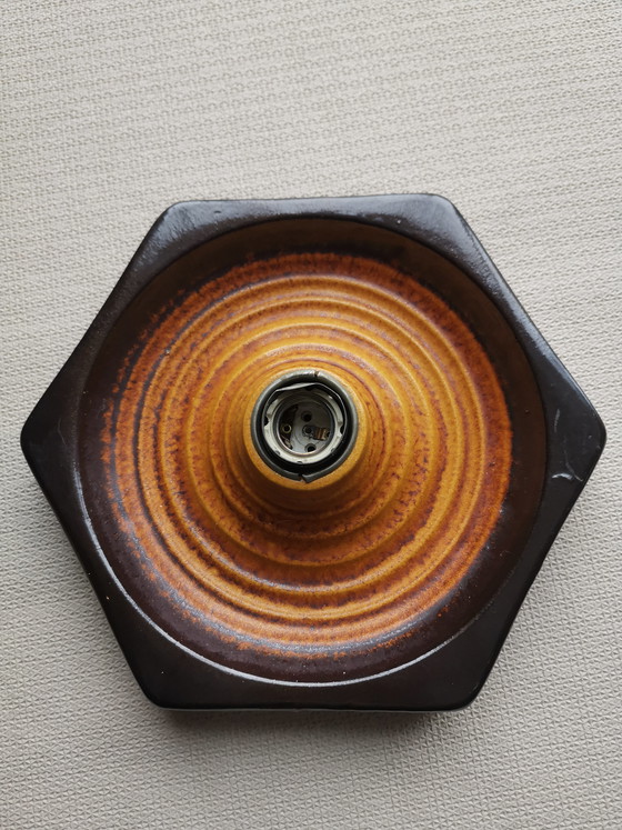Image 1 of Original Fat Lava ceramic wall lamp, 1970s