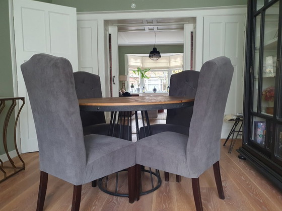 Image 1 of De Tafelaar dinning chairs set