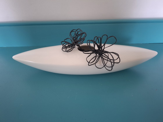 Image 1 of Large Postmodern 'UFO' Centerpiece Vase – WP Design – 42 cm –
