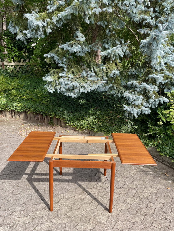 Image 1 of Mesa de comedor danesa de teca de Ansager AM Mobler