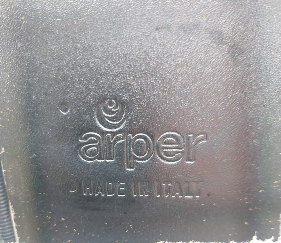 3 Arper Acasia Design Stoelen Zadelleer Italië – Eetkamerstoelen, Leather (photo 5 of 6)