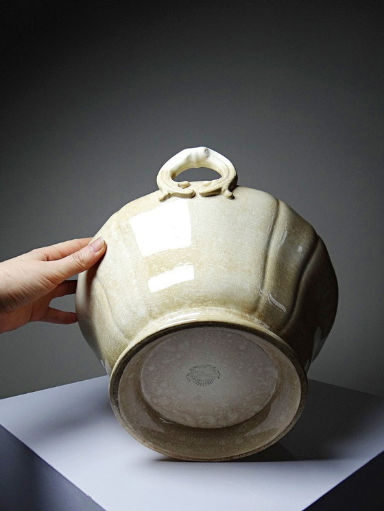 Image 1 of Gran sopera antigua Villeroy & Boch, 1890-1910, con una hermosa pátina por el uso.