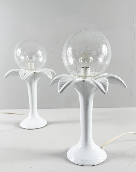 Image 1 of 2er Set/Tischlampen/Tischleuchten im Stile von Michael Anderson, Hollywood Regency, 1970er Jahre