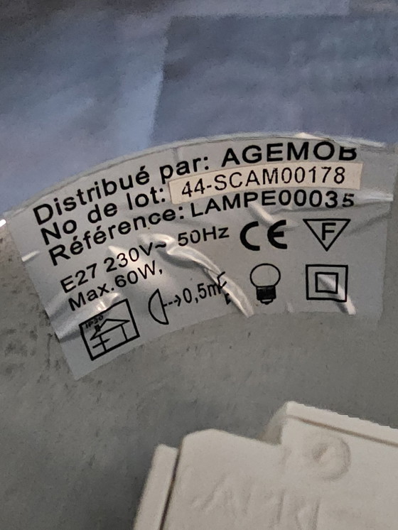 Image 1 of Conical lamp in Spage age (70s) style