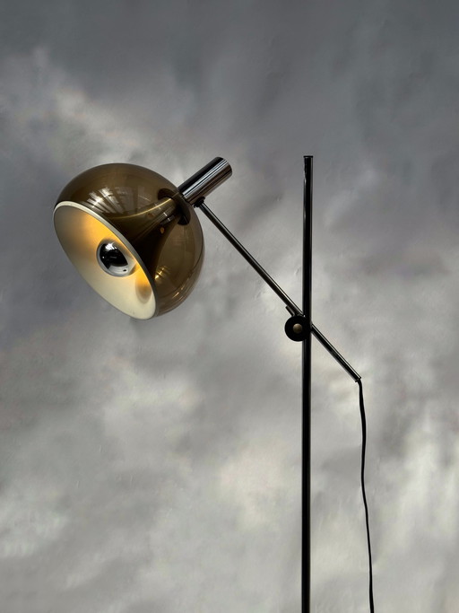 Verstellbare Vintage-Stehlampe von Dijkstra, Space Age Design, Niederlande, 1970er Jahre
