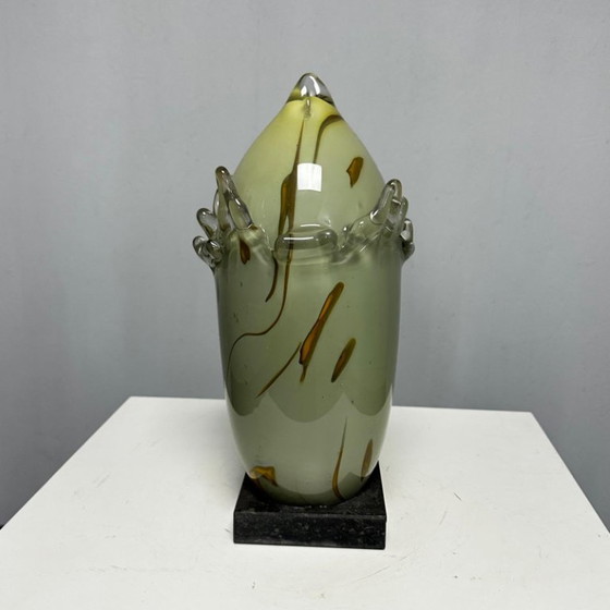 Dúo de arte en vidrio extremadamente caro, forma de crecimiento impecable – Glass (photo 3 of 6)