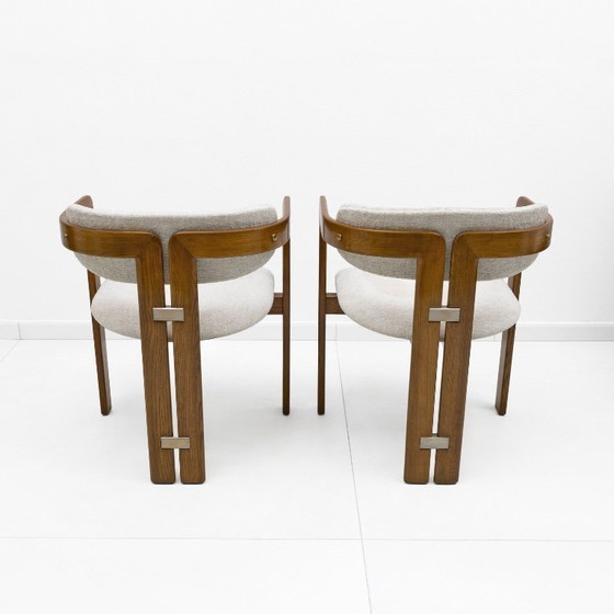Image 1 of Een paar "Pamplona" fauteuils uit het midden van de 20e eeuw, ontworpen door Savini voor Pozzi, Italië, 1960.