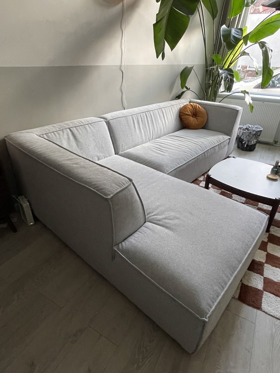 Image 1 of Moderne hoekbank modulair lichtgrijs