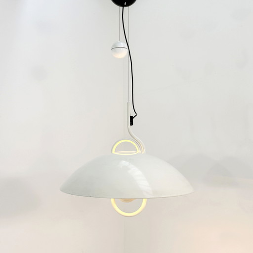 Lampe à suspension Moon par Elio Martinelli pour Martinelli Luce, 1980