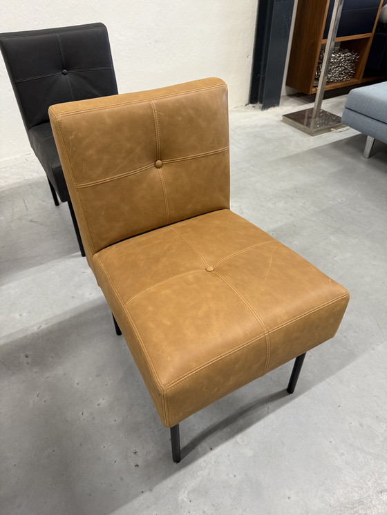 Image 1 of 6 Gelderland 7714 Esszimmerstühle Leder