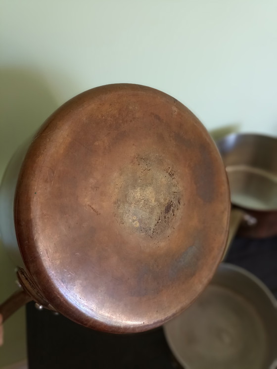 Image 1 of Professional 6-Piece French Copper Cookware Set – "Extra Strong" – 4.4 kg Culinary History