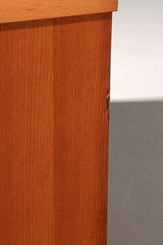 Image 1 of Italiaanse architectonische ladekast in essenhout