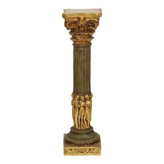 Image 1 of Klassieke Gouden Zuil Pilaar