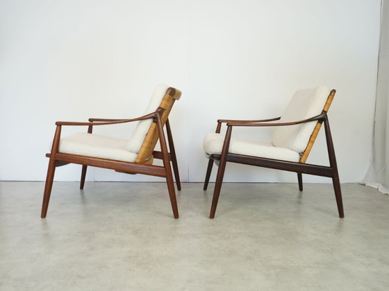 Image 1 of 2 fauteuils Hartmut Lohmeyer pour Wilkhahn, design Mid Century