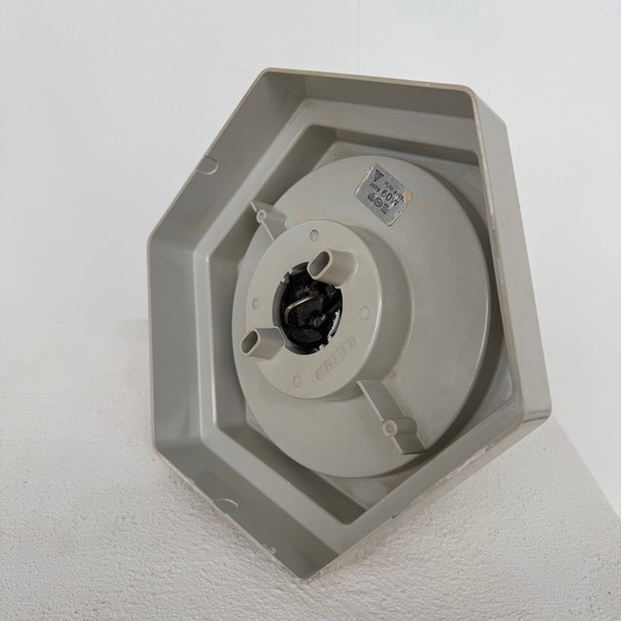 Image 1 of Lampada da soffitto/parete grigio chiaro a forma di scala anni '60/70