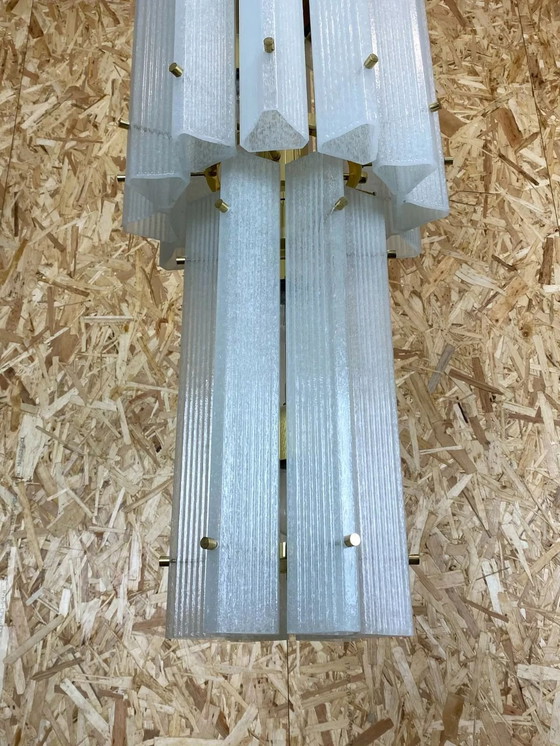 Image 1 of Lampadario anni &#39;60-&#39;70, enorme lampadario in vetro di Murano, lampada a sospensione, Limburgo anni &#39;60