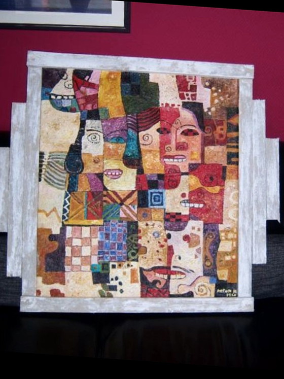 Image 1 of Anton Huang 1935-1985 su tela 70x80cm. 