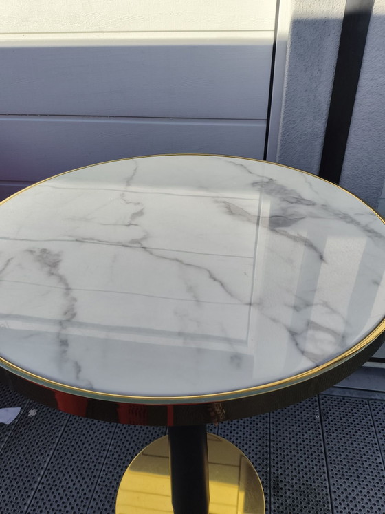 Mesa de bar de mármol Richmond – Mesas de comedor, Aluminio (photo 4 of 8)